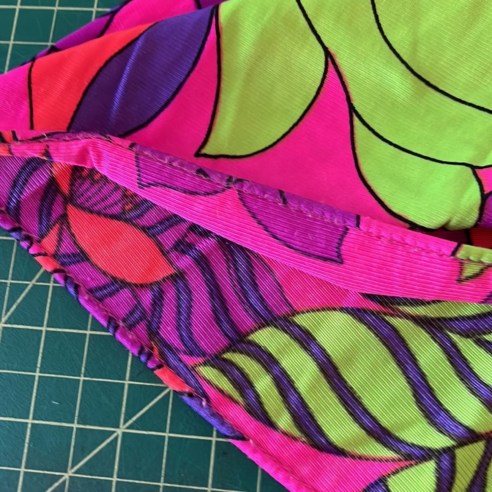 vintage 60s psychedelic jungle nightgown. - Picture 6 of 6